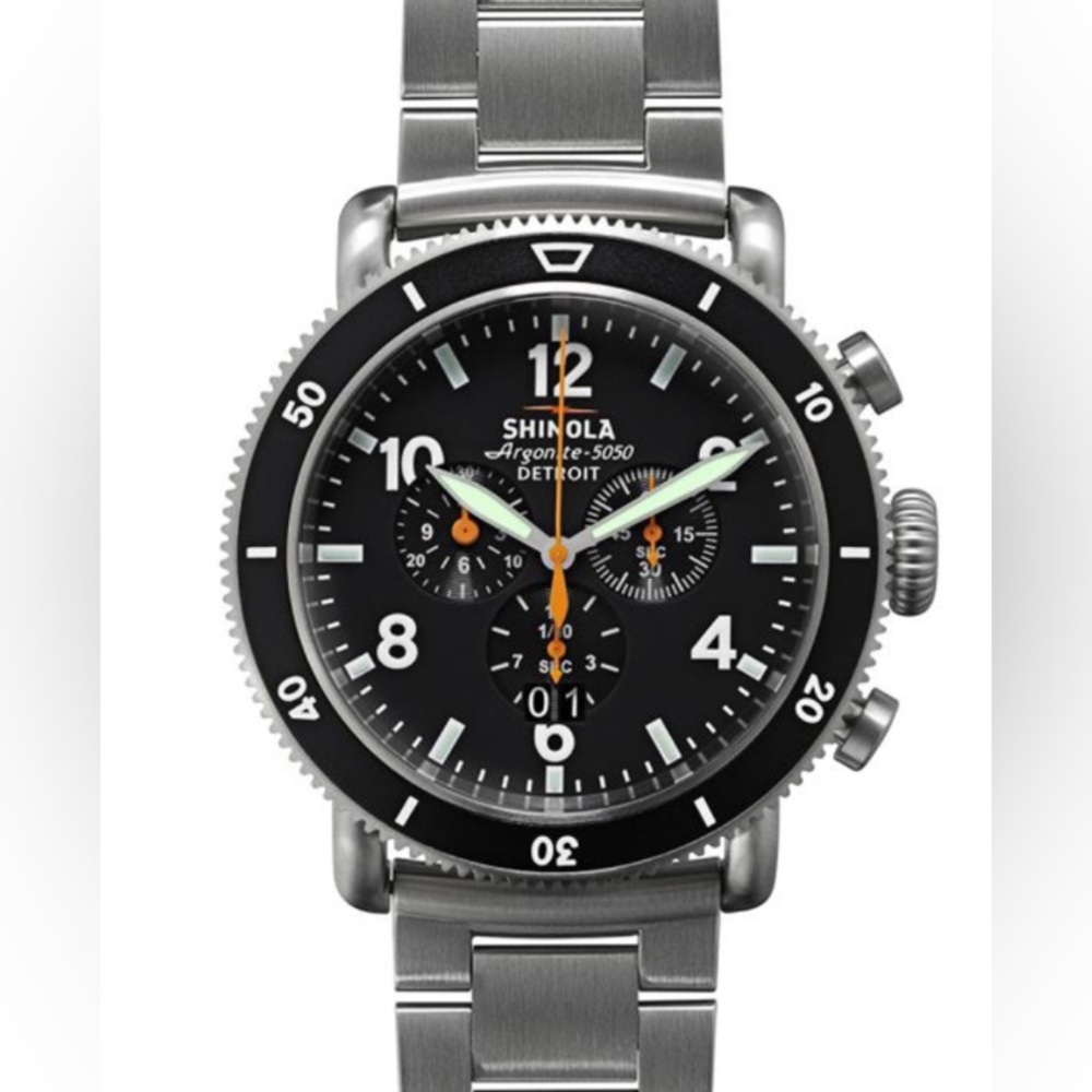 Shinola Runwell Sport Chrono 48mm - with 3 bands